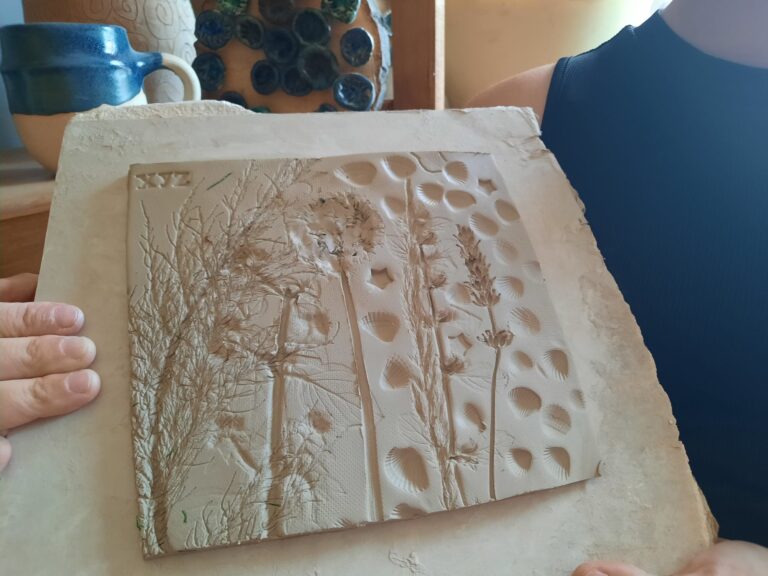 Wykonana praca jednego z wychowanków podczas zajęć z gliny.