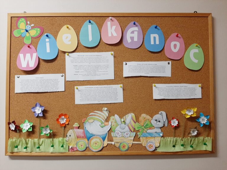 Gazetka wykonana z okazji Świąt Wielkanocnych.